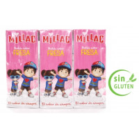 Millac - Leche Batida con Fresa Erdbeermilch 10x 3er-Pack 30x 200ml hergestellt auf Gran Canaria