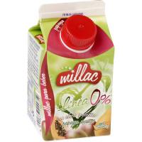 Millac - Leche Papaya-Mango linea 0% 200g Tetrapack hergestellt auf Gran Canaria