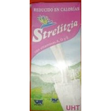 Strelitzia - Leche desnatada Milch fettarm 1l Tetrapack hergestellt auf Gran Canaria