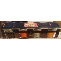 Argodey Fortaleza - Set Mojo Almagrote, Mojo Picon, Mojo Verde, Savia de Palma 3x 25g, 1x 20g Gläser 95g hergestellt auf Teneriffa