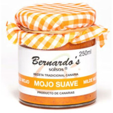 Bernardo's Mermeladas - Mojo Canario Suave rote milde Mojosauce 250ml hergestellt auf Lanzarote