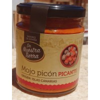 De Nuestra Tierra - Mojo Picon Picante 200g Glas hergestellt auf Teneriffa