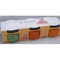 El Masapè - Mojos Gomeros Rojo Verde y Almogrote 3x120g Set hergestellt auf La Gomera 