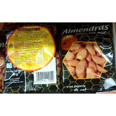 Hermach - Almendras fritas con miel Mandeln frittiert mit Honig 40g hergestellt auf Gran Canaria