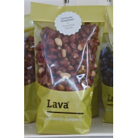 Lava - Bombon Cacahuetes Garrapinados karamellisierte Erdnüsse 200g Tüte hergestellt auf Teneriffa