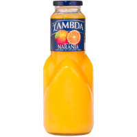 Lambda - Naranja Orangensaft 1l Glasflasche hergestellt auf Gran Canaria