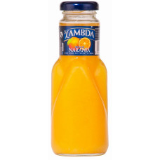 Lambda - Naranja Orangensaft 250ml Glasflasche hergestellt auf Gran Canaria