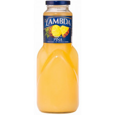 Lambda - Pina Ananas-Saft 1l Glasflasche hergestellt auf Gran Canaria