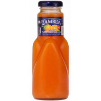 Lambda - Zanahoria-Naranja Karotten-Orangen-Saft 250ml Glasflasche hergestellt auf Gran Canaria