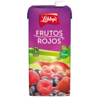 Libby's - Frutos Rojos Stevia sin azucar Rote-Früchte-Saft zuckerfrei 1l Tetrapack hergestellt auf Teneriffa