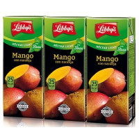 Libby's - Mango Light Stevia Mango-Saft 3x200ml Tetrapack hergestellt auf Teneriffa