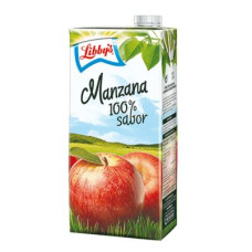 Libby's - Manzana 100% sabor Apfelsaft 1l Tetrapack hergestellt auf Teneriffa