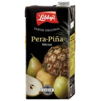 Libby's - Pera-Pina Nectar Birnen-Ananassaft 1l Tetrapack hergestellt auf Teneriffa
