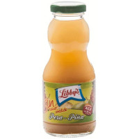 Libby's - Pera-Pina sin azucar  Birnen-Ananassaft ohne Zuckerzusatz 250ml Glasflasche hergestellt auf Teneriffa
