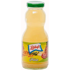 Libby's - Pina sin azucar Ananassaft ohne Zucker Glasflasche 250ml hergestellt auf Teneriffa