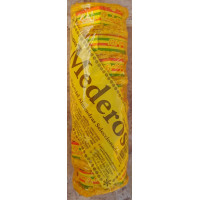 Mederos's - Turron Especial Almendras Seleccionadas Nougat mit Mandeln rund einzelverpackt 300g Rolle (gelb) hergestellt auf Gran Canaria