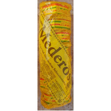 Mederos's - Turron Especial Almendras Seleccionadas Nougat mit Mandeln rund einzelverpackt 300g Rolle (gelb) hergestellt auf Gran Canaria