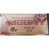 Mederos's - Turron de Gofio Nougatriegel mit Gofio 320g hergestellt auf Gran Canaria