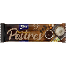 Tirma - Chocolate Para Postres 53% Cacao Schokolade für Nachtisch und backen 270g Tafel hergestellt auf Gran Canaria
