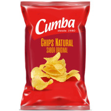 Cumba - Chips Natural Sabor Original kanarische Kartoffelchips gesalzen 160g hergestellt auf Gran Canaria