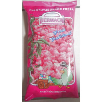 Hermach - Palomitas de Maiz Sabor Fresa Tradicional Popcorn Erdbeer 90g hergestellt auf Gran Canaria