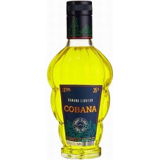 Cobana - Licor de Plátano Bananenlikör Konturflasche 30% Vol. 350ml hergestellt auf Teneriffa