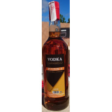 Fulton's - Vodka Caramelo Karamell-Likör 15% Vol. 1l Glasflasche hergestellt auf Gran Canaria
