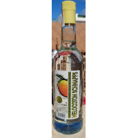 Majestic - Melocoton Schnapps Licor de Melocoton Pfirsichlikör 17% Vol. 1l Glasflasche hergestellt auf Gran Canaria
