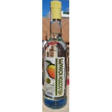 Majestic - Melocoton Schnapps Licor de Melocoton Pfirsichlikör 17% Vol. 1l Glasflasche hergestellt auf Gran Canaria