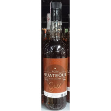 Ron Guateque - Ron Oro Gold brauner Rum 37,5% Vol. 1l Glasflasche hergestellt auf Teneriffa