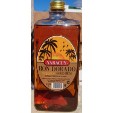 Yaracuy - Ron Dorado goldener Rum 37,5% Vol. 1l PET-Flasche hergestellt auf Gran Canaria