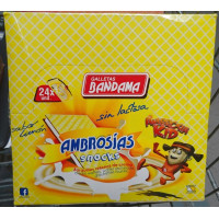 Bandama - Ambrosias Snacks Sabor Limon Waffeln mit Zitronencreme 24x 28g 672g hergestellt auf Gran Canaria