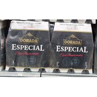 Dorada - Especial Original Extra Cerveza Bier 5,7% Vol. 24x 250ml Glasflasche hergestellt auf Teneriffa