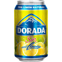 Dorada - Sin Alc. con limon Bier Radler alkoholfrei 330ml Dose hergestellt auf Teneriffa