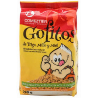 Comeztier - Gofitos de Trigo y Millo y Miel Weizen-Mais-Honig-Cereals Gofio Tüte 290g hergestellt auf Teneriffa