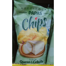 La Llanura - Papas Chips Sabor Queso & Cebolla Käse & Zwiebeln 100g hergestellt auf Gran Canaria