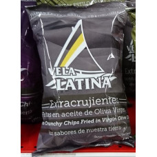La Vela Latina - Chips Papas Extracrujientes Fritas en aceite de Oliva Virgen Kartoffelchips Olivenöl 150g hergestellt auf Teneriffa