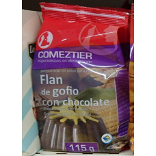 Comeztier - Flan de Gofio con chocolate Gofio-Schoko-Pudding 115g Tüte hergestellt auf Teneriffa