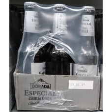 Dorada - Especial Esencia Negra Cerveza Bier 5,7% Vol. 12x 330ml Glasflaschen Stiege hergestellt auf Teneriffa