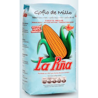 Gofio La Piña - Gofio de Millo Tueste Medio Maismehl geröstet 500g hergestellt auf Gran Canaria
