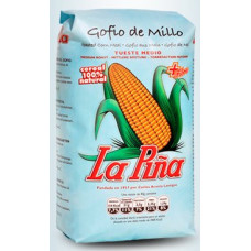 Gofio La Piña - Gofio de Millo Tueste Medio Maismehl geröstet 500g hergestellt auf Gran Canaria