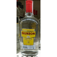 Gunson - Ginebra Dry Gin 38% Vol. 1l Glasflasche hergestellt auf Teneriffa