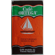 Cafe Ortega - Cafe Molido de Tueste Natural Kaffee gemahlen 250g Karton hergestellt auf Gran Canaria