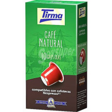 Tirma - Café Natural Capsulas Kaffee 10 Kapseln hergestellt auf Gran Canaria