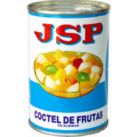 JSP - Fruit Cocktail Coctel de Frutas 9x Konservendose 500g netto 825g brutto Stiege hergestellt auf Teneriffa JSP - Fruit Cocktail Coctel de Frutas 9x Konservendose 500g netto 825g brutto Stiege hergestellt auf Teneriffa