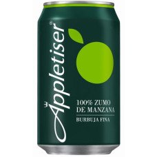 Appletiser - Apfelschorle Apfelsaft mit Kohlensäure 330ml Dose im 24er-Pack hergestellt auf Teneriffa