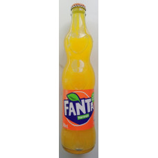 Fanta Naranja Orange Konturflasche Kronkorken Glasflasche 350ml - hergestellt auf Teneriffa (Tacoronte)