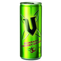 Frucor - V Guarana Energy Drink 250ml Dose hergestellt auf Gran Canaria