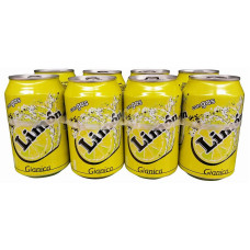 Gianica - Limon Zitronen-Limonade 6% Dose 330ml 8er-Pack hergestellt auf Gran Canaria