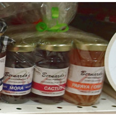 Bernardo's Mermeladas - Mermelada Set Mora/Cactus/Papaya-Orange 3x70g hergestellt auf Lanzarote